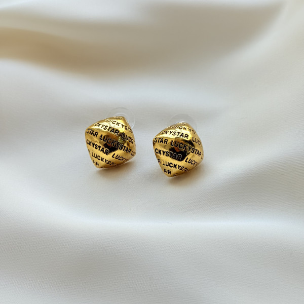 Серьги Lucky star в золоте