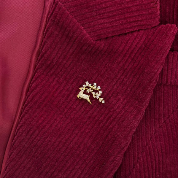 Брошь-пин «Олень в золоте»