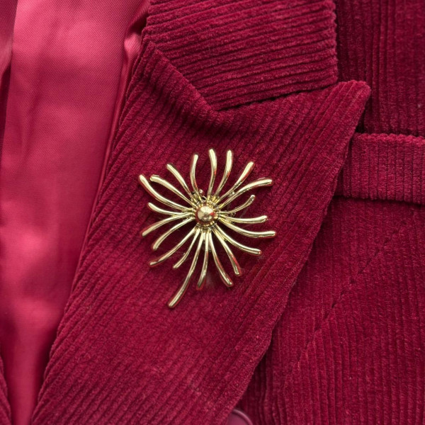 Брошь Ромашка в золоте