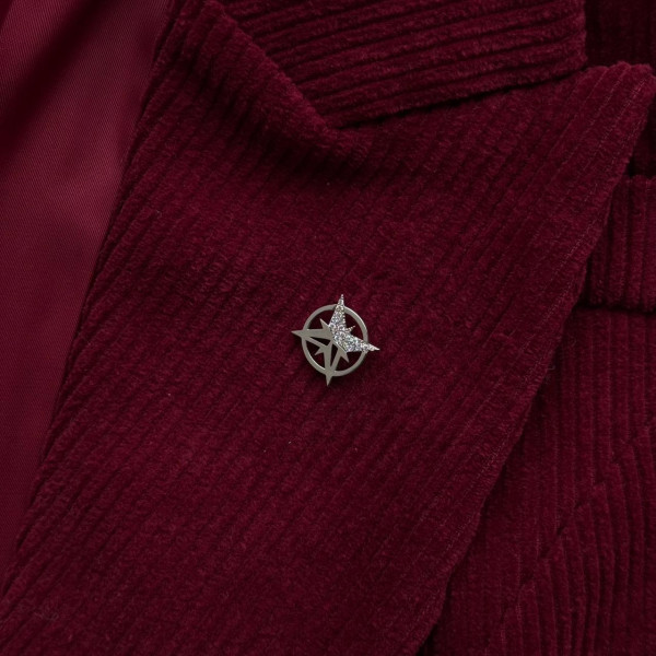 Брошь-пин компас