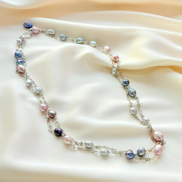 Сотуар Queens с разноцветным жемчугом 120см