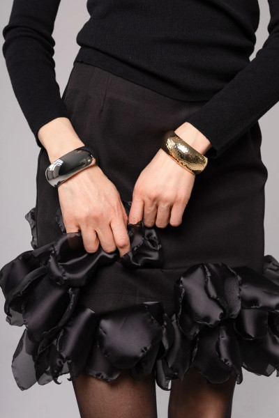 Юбка-мини с объемными лепестками