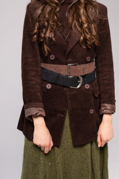 Пиджак вельвет коричневый