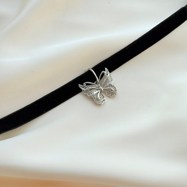 Чокер с подвеской «Бабочка»