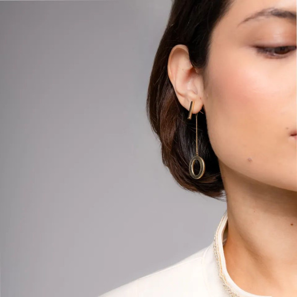 Серьги "Архитектурный баланс"