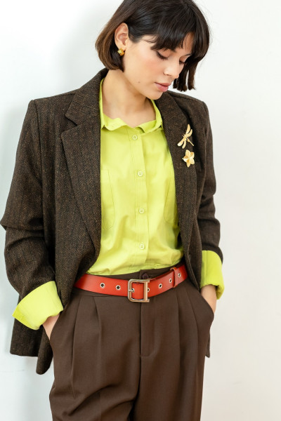 Рубашка лаймовая