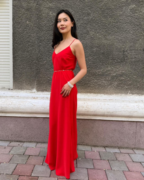 Платье «Рубиновое Сияние»